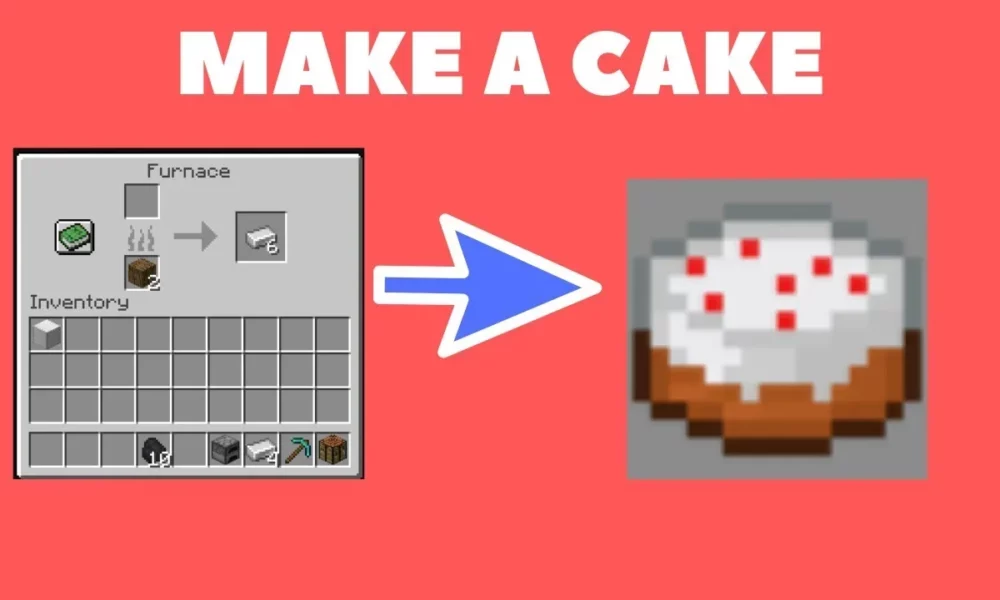 cover photo for how to make cake in minecraft