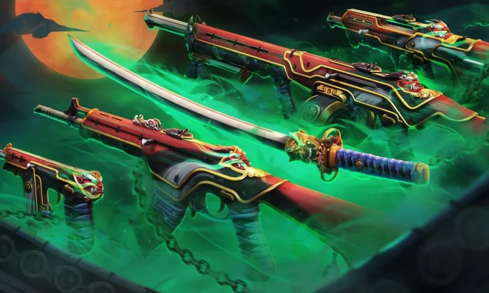 cover photo for details about valorant oni 2.0 skin bundle details