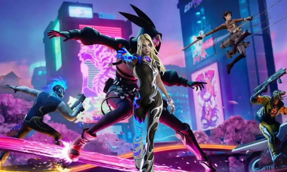 Head to MEGA City and take advantage of the unvaulted Submachine Guns and Grind Rails to complete the Fortnite Week 8 challenge. Our guide has all the details.