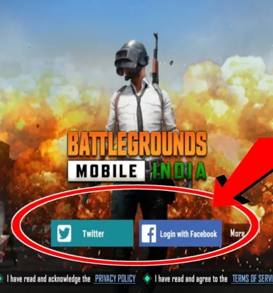 A distressed gamer staring at a blank screen, with the BGMI logo in the background, and a thought bubble filled with question marks.