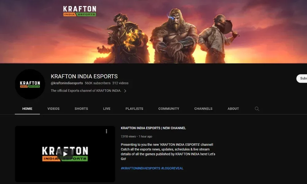 krafton india esports