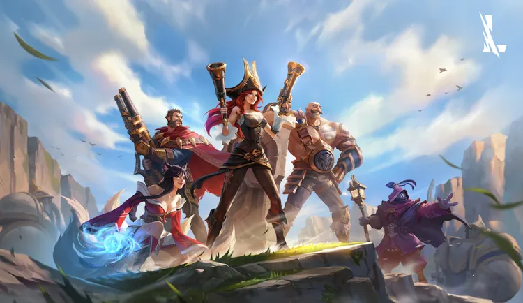Screenshot of LoL Wild Rift Patch 5.0 showcasing new champions and gameplay features